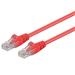 PremiumCord Patch kabel UTP RJ45-RJ45 level 5e 1m červená