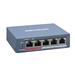 DS-3E1105P-EI New Smart managed switch 4x 100TX PoE + 1x 100TX uplink, 60W, Super PoE