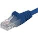 PremiumCord Patch kabel UTP RJ45-RJ45 level 5e 7m modrá