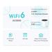 WiFi router TP-Link Deco X55(1-pack) WiFi 6, 3x GLAN, 2,4/5GHz AX3000